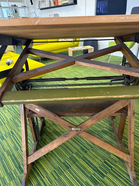 Table à dessin d'architecte vintage – Bureaux, Wood (photo 28 of 38)