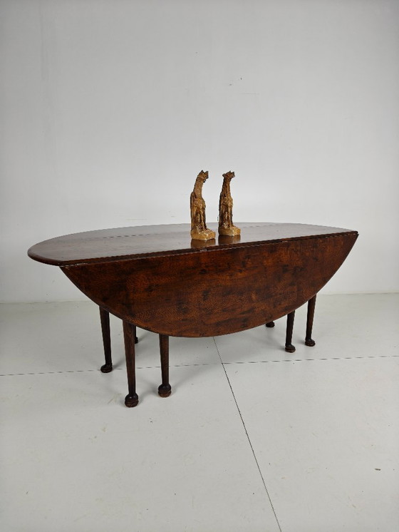 Image 1 of Tavolo da pranzo antico inglese LOP – Vittoriano – 8 gambe