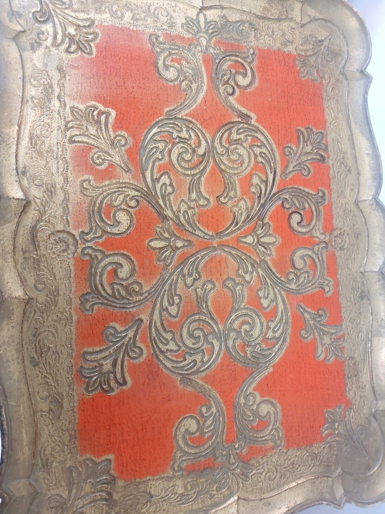 Tavolini impilabili fiorentini, Italia 1950, firmati. – Plastic, Wood (photo 9 of 15)
