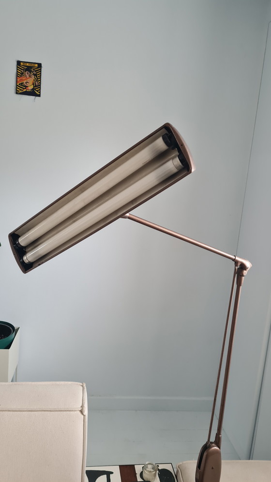 Image 1 of Dazor bronzefarbene Industrie-Arbeitsleuchte UL-2134