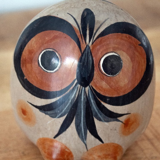 Image 1 of Petite figurine de hibou Tonala, art populaire mexicain