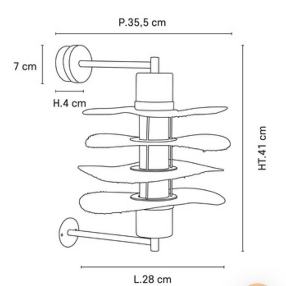 Image 1 of Applique murale Market Set Rivage