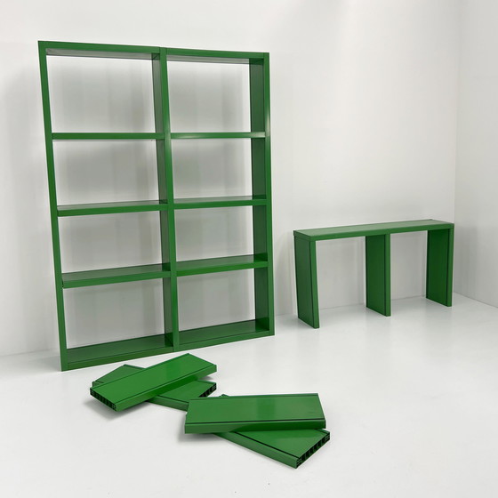 Image 1 of Libreria modulare Dodona 300 verde di Ernesto Gismondi per Artemide, anni '70