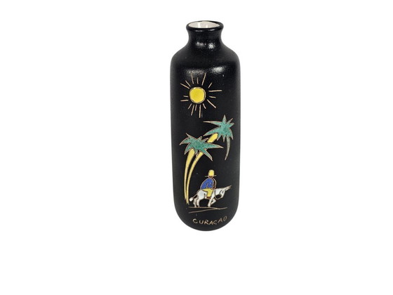 Image 1 of Ruscha Keramik - West Germany - vase - decoration name - 'Curacao' - 60s