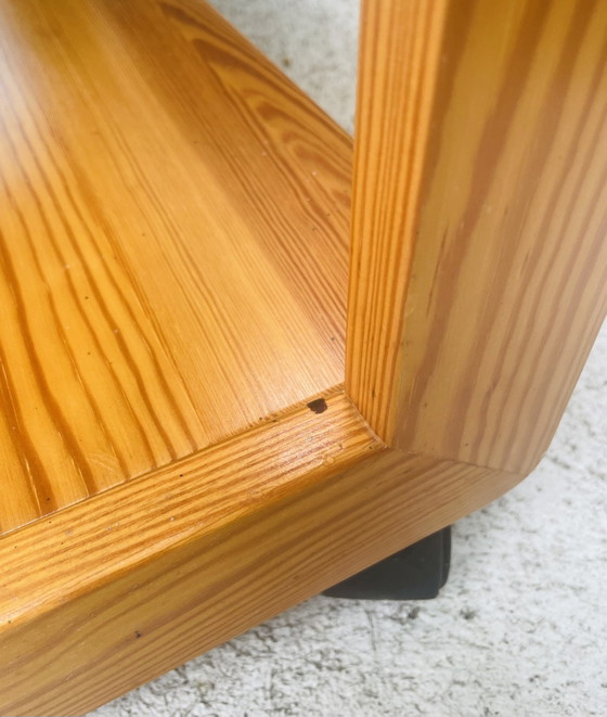 Vintage Scandinavische opklapbare serveerwagen (jaren 70) – Wood (photo 8 of 11)