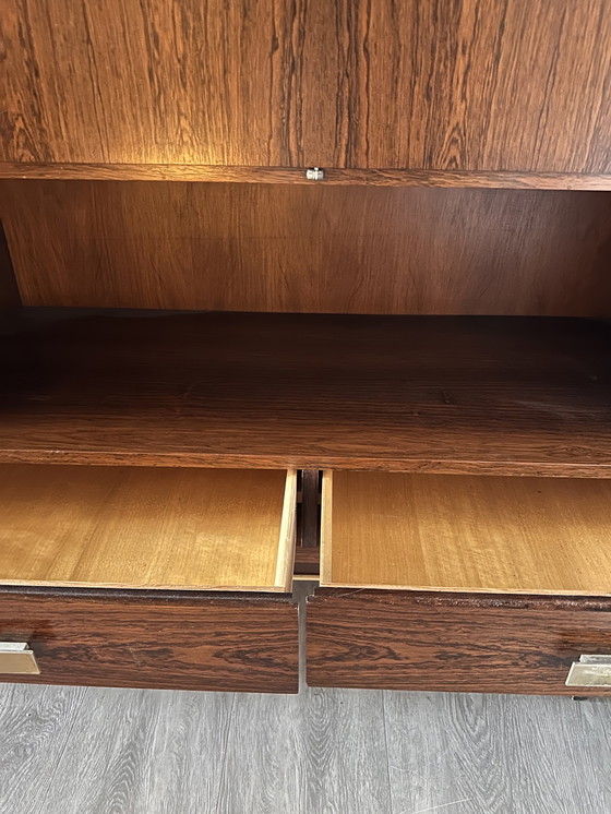 Image 1 of Mid Century Low Board kast