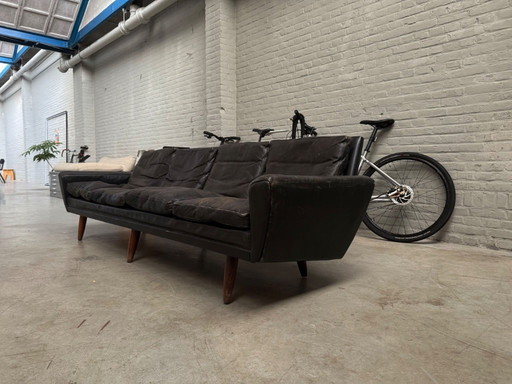 canapé en cuir, Georg Thams, Vejen Pølstermøbelfabrik