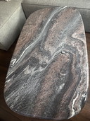 Bendixen Design Danish Vintage Marble Coffee Table – 140×89×43 Cm