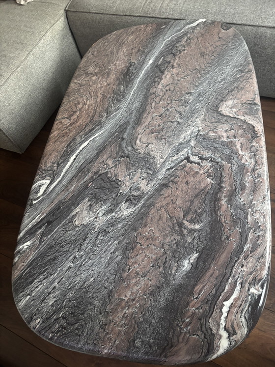 Bendixen Design Deense Vintage Marmeren Salontafel – 140×89×43 Cm – bendixen disign, Marble, Wood (photo 3 of 5)