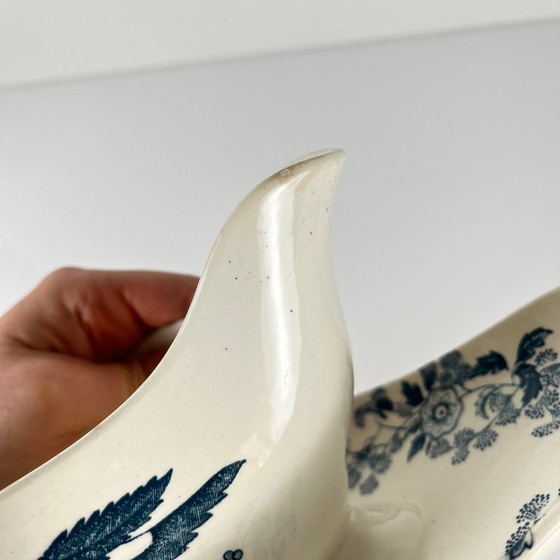 Image 1 of Saucière Longwy, fin du 19e siècle "Ycho".