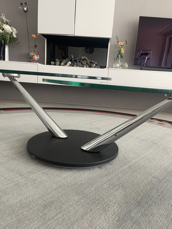 Image 1 of Table basse pivotante design Naos avec piètement noir