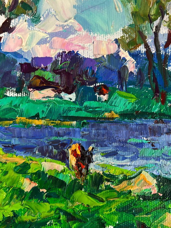 Image 1 of Green Meadows and a Lake