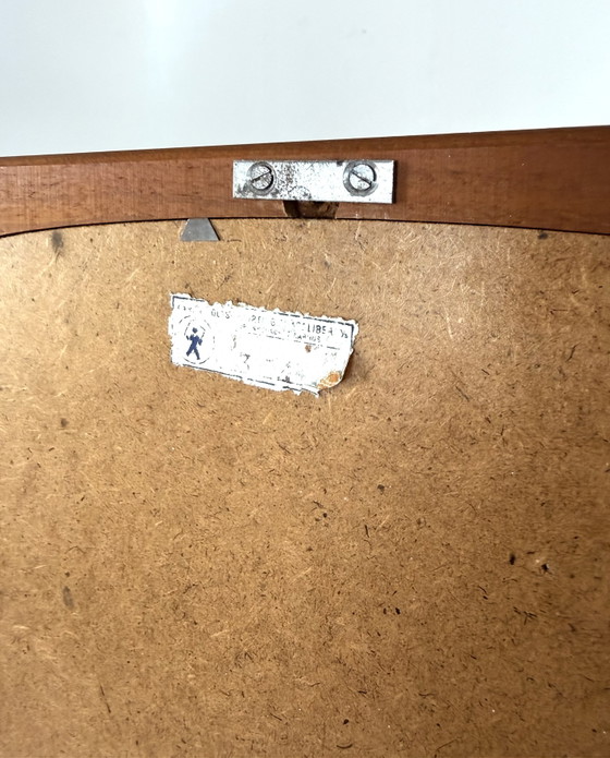 Image 1 of Vintage Danish teak mirror + hallway cabinet, CFC Silkeborg ‘60