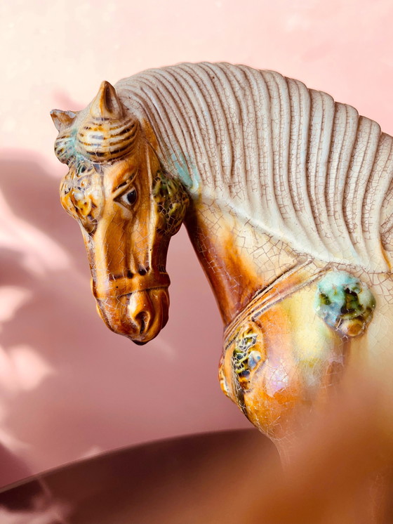 Image 1 of Statue de Sacai de l'ancienne dynastie Tang « cheval »