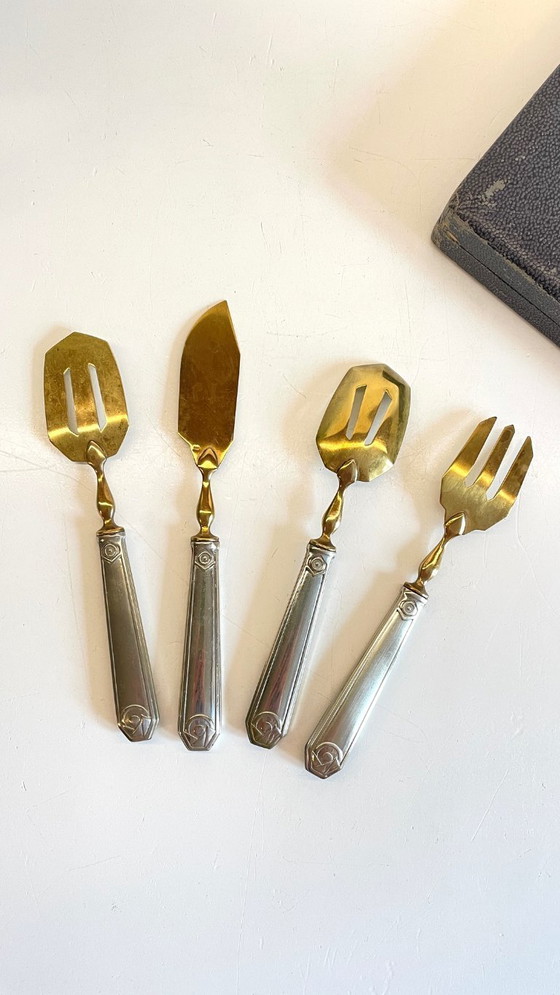 Image 1 of Service à DESSERT Art Déco