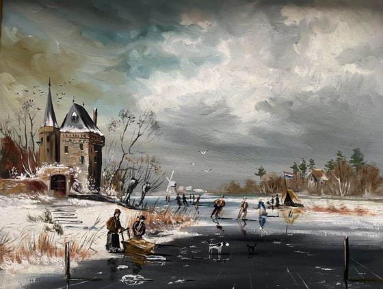 Image 1 of Henk Poeder (1964) - Inverno in Olanda