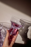 Set di 6 coppe/ciotole italiane viola