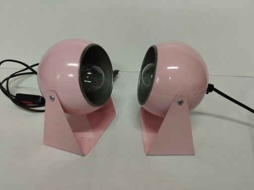 Par de Lámparas de mesa diseño vintage años 70