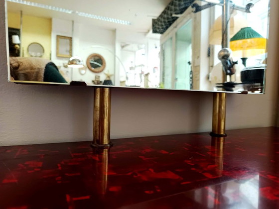 Image 1 of 1950s marbled Formica dressing table