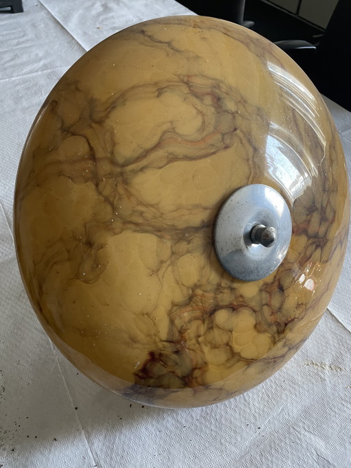 Art Deco Gemarmerde Plafondlamp