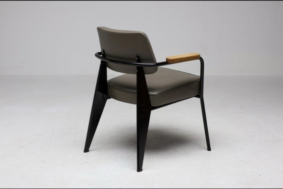 Vitra Jean Prouvé Direction Fauteuil – G-Star RAW | Rare First Edition #879 – Poltrone, Alluminio, Pelle (photo 4 of 14)