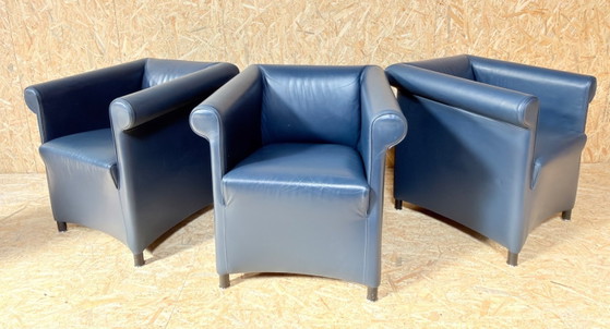 Image 1 of Poltrona Wittmann Petrol Leather Club Paolo Piva