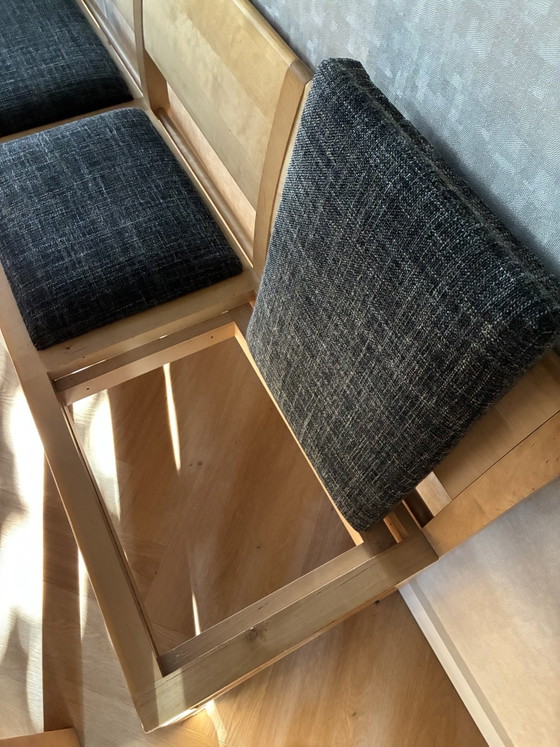 Conjunto de comedor Volgauer – Conjuntos de comedor, Metal, Textil (photo 8 of 15)