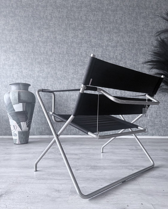 Image 1 of Fauteuil lounge Tecta D4 vintage de Marcel Breuer — Original Eisengarn, années 1970/1980