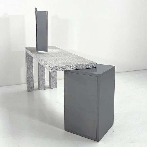 Image 1 of Dione kaptafel/bureau van Antonia Astori voor Driade, jaren 80.