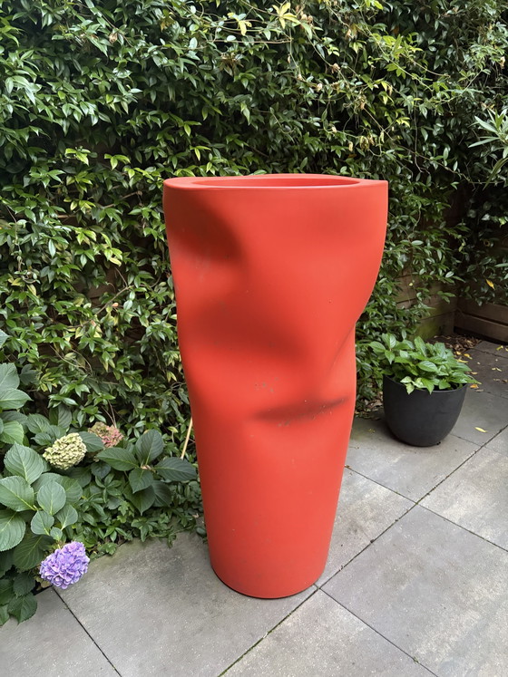 Plust Saving Space Vase Oranje – Vazen, Plastic (photo 2 of 5)