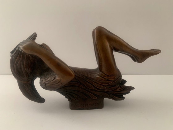 Image 1 of Escultura de Ernst Fuchs, Arte en bronce, Reina de la noche, Papageno, Arte de Papagena, Las bellas artes, La flauta mágica