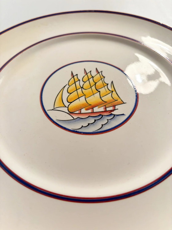 Porcelain Plate by Gio Ponti for Richard Ginori Velesca 1920s – Decorative Objects (photo 7 of 8)