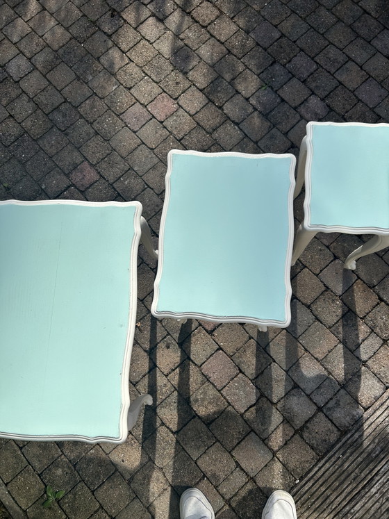 3-Piece Set of Side Tables in Top Condition – Wood (photo 8 of 10)