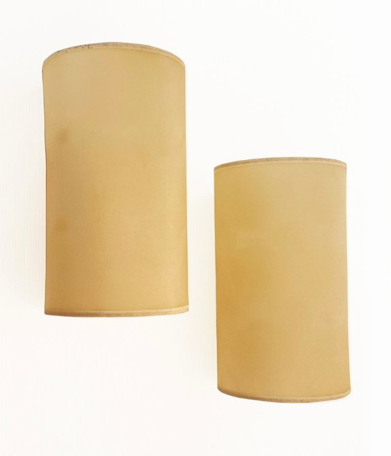 Mid-Century Rotan Wandlampen — Louis Sognot Stijl – Rattan (photo 16 of 22)