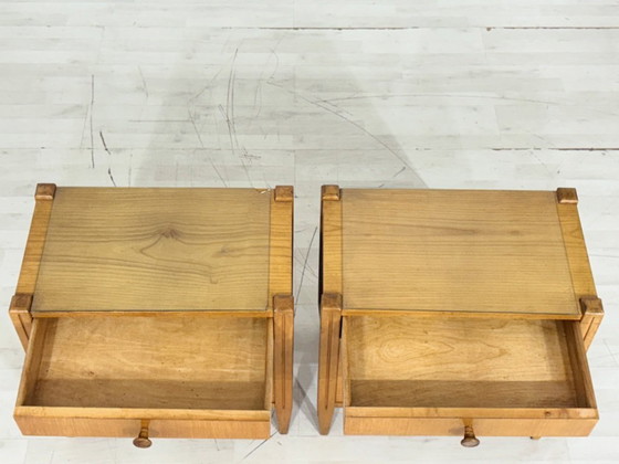 Image 1 of 2 très belles tables de chevet/tables de nuit/tables d'appoint vintage, style moderne du milieu du siècle