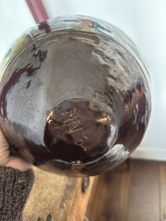 Image 1 of Vintage bruine kom / schaal