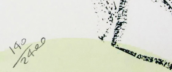 Image 1 of Litografía "War Bonnet Indian" del Museo de Arte Carnegie de 1986, inspirada en Andy Warhol