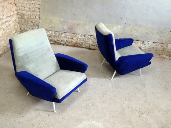 Par de sillones de Guy Besnard, 1960 – Besnard (Guy), Vintage (photo 3 of 8)