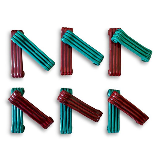 Set di 12 Poggia Coltelli in Ceramica – Vallauris, Accessori da tavola (photo 4 of 5)
