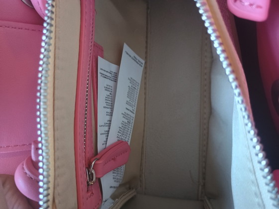 Valentino Pink and Beige Shoulder Bag – Mario Valentino, Crossbody bags, Canvas, Polyester (photo 8 of 9)
