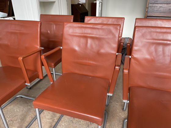 Image 1 of Walter Knoll dining room chairs 6 pieces