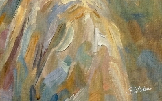 Image 1 of Jesus, Mary and Joseph "The Jesus Prayer" (120x60) cm