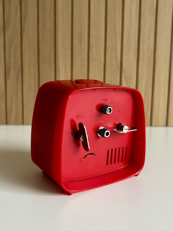 Image 1 of Vintage Japy rode mechanische alarm uit 1960