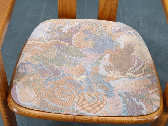 Image 1 of Ensemble de 8 fauteuils de salle à manger en pin de style postmoderne tchèque, années 1970