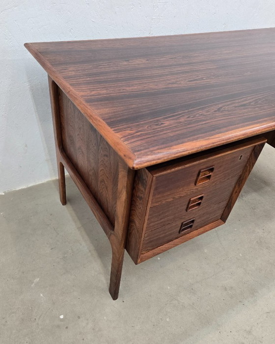 Image 1 of Rio rosewood desk by Erik Brouer for Brouer Møbelfabrik