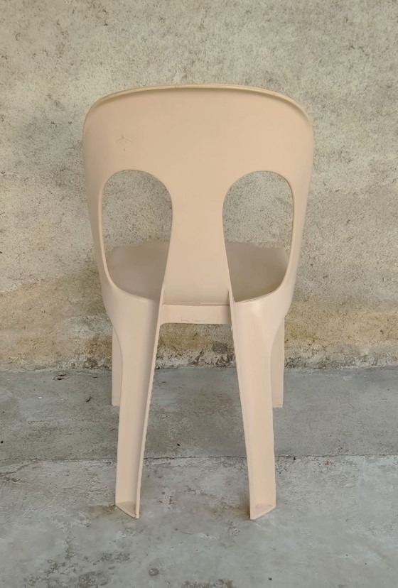 Sedia di design monoblocco di Henry Massonnet per Stamp - anni '80 – Sedie da pranzo, Plastica (photo 2 of 10)