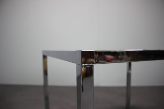 Image 1 of Mid-Century Resin and Stone Chrome Plated Coffee Table, 1970s, Germany