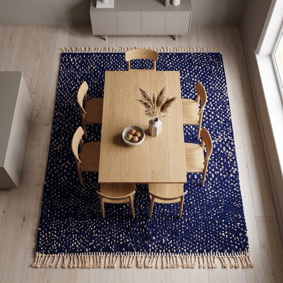 Magnifico tappeto blu artigianale 200/300cm – Tappeti, Lana (photo 6 of 8)
