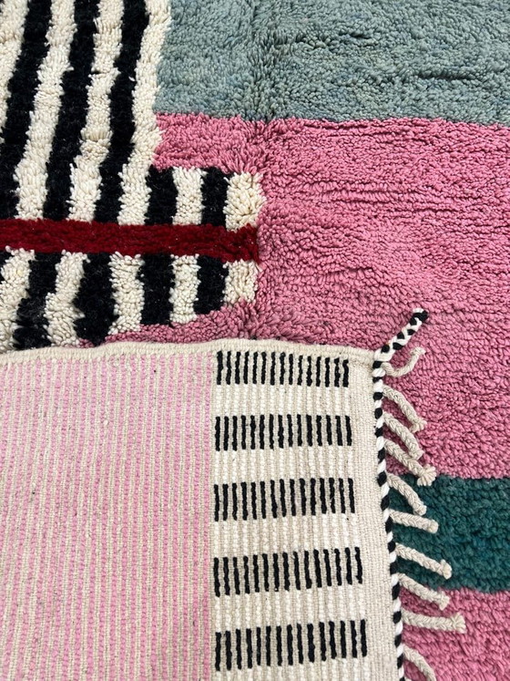 Image 1 of Alfombra Beni Mrirt de Marruecos, tejida a mano en pura lana, 250 x 250 cm.