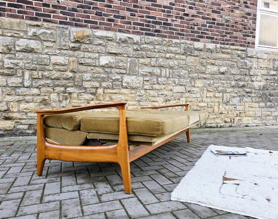 Image 1 of Eugen Schmidt Sofa Daybed jaren 60 Mid Century Banken